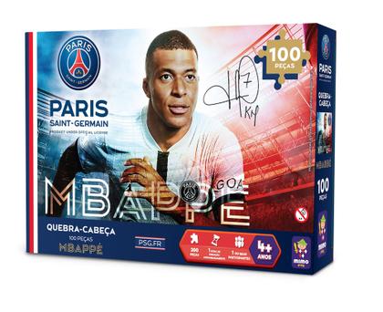 Imagem de Quebra Cabeça Colecionável PSG - Mbappe 100 peças