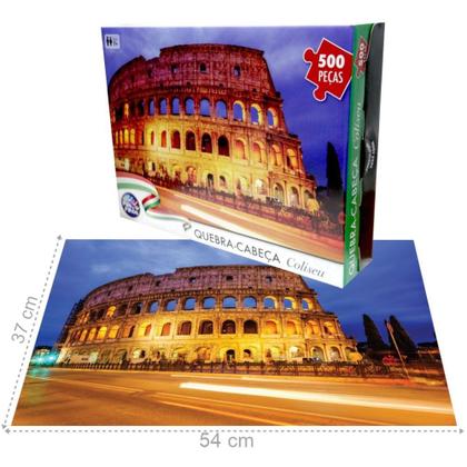 Imagem de Quebra Cabeça Coliseu 500 Peças - Pais e Filhos 7265