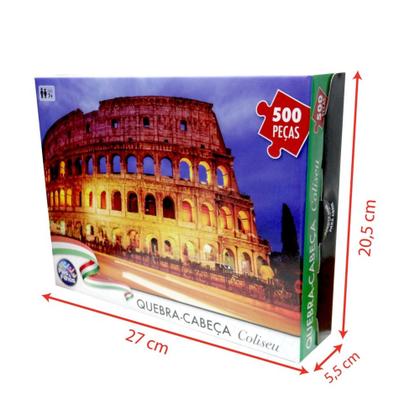Imagem de Quebra Cabeça Coliseu 500 Peças - Pais e Filhos 7265