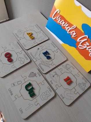 Imagem de Quebra-Cabeça Com As Vogais