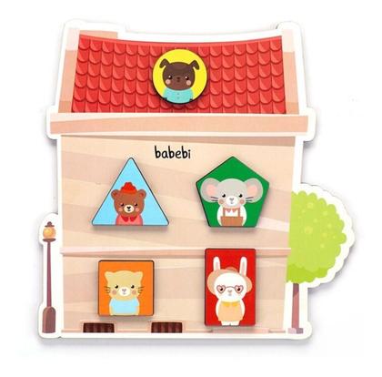 Imagem de Quebra Cabeça De Encaixe Cores E Formas - Babebi 6032