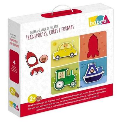 Quebra Cabeça De Encaixe - Transportes - 6042 - Babebi - Kits e Gifts Imagem de Quebra Cabeça De Encaixe - Transportes - 6042 - Babebi