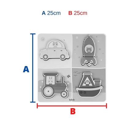Imagem de Quebra Cabeça De Encaixe Transportes, Cores E Formas Babebi