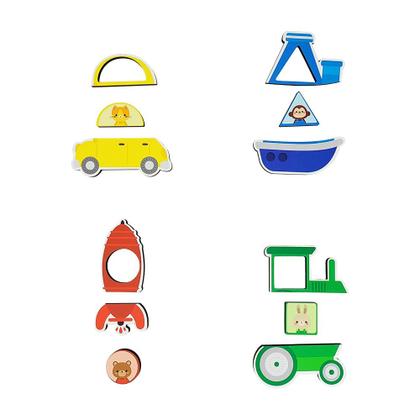 Imagem de Quebra Cabeça De Encaixe Transportes, Cores E Formas Babebi