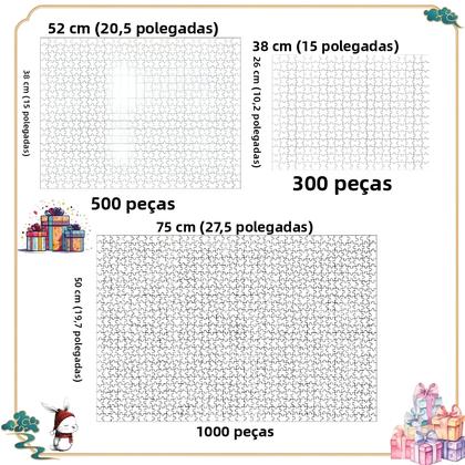 Imagem de Quebra-cabeça De Madeira Adulto 300/500/1000 Peças Gato Amor Romântico Brinquedo Educacional
