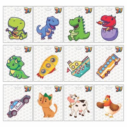 Imagem de QUEBRA-CABEÇA de Madeira Formas - Modelos Sortidos Display com 24 Peças