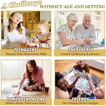 Imagem de Quebra-cabeça De Madeira Loja De Frutas 1000/500/300 Peças Quarto Sala De Jogos Sala De Estar