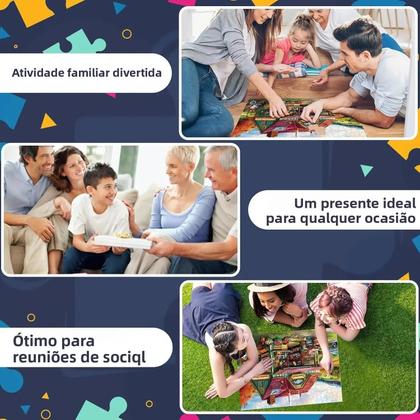 Imagem de Quebra-cabeça De Madeira Loja De Frutas 1000/500/300 Peças Quarto Sala De Jogos Sala De Estar