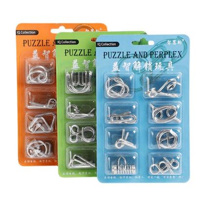 Imagem de Quebra Cabeça De Metal Enigma 8 Modelos Puzzle and Perplex