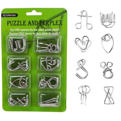 Imagem de Quebra Cabeça De Metal Enigma 8 Modelos Puzzle and Perplex