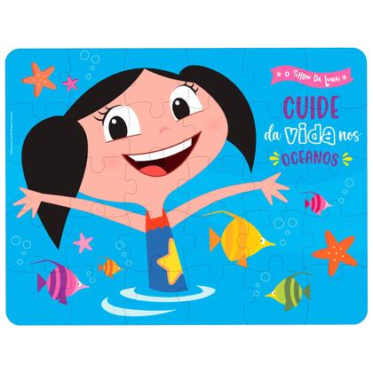 Imagem de Quebra Cabeça Didático O Show Da Luna 2x30 Peças De Madeira Nig Brinquedos