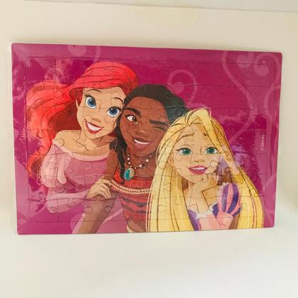 Imagem de Quebra Cabeca Disney Princesa 63 Pecas