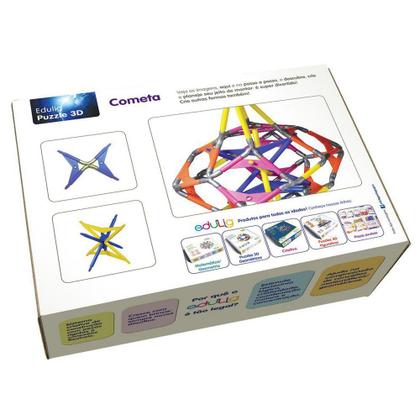 Imagem de Quebra-cabeça Edulig Puzzle 3D Cometa - 182 peças e conexões - UH8E8QFGA - Edulig