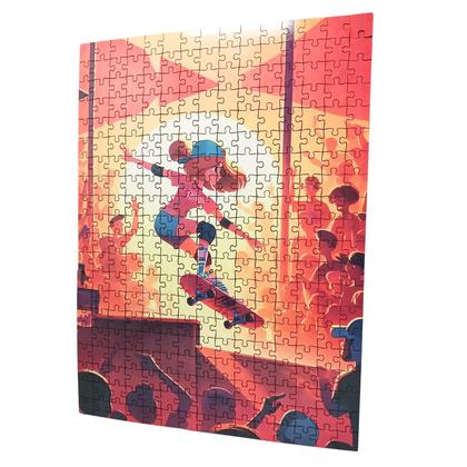 Imagem de Quebra-Cabeça Esportes Skate Para Autistas 300 Peças