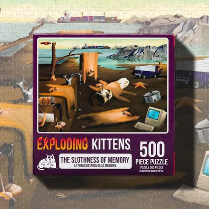 Imagem de Quebra-cabeça Exploding Kittens Slothness of Memory 500 peças