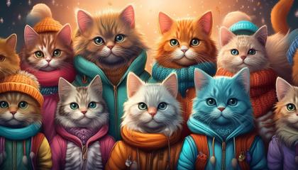 Imagem de Quebra cabeça Gatos- 500 peças