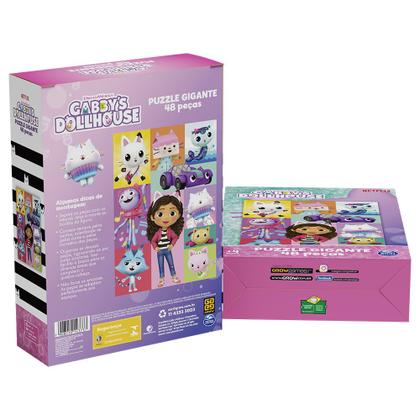 Imagem de Quebra-cabeça Gigante 48 peças Gabby's Dollhouse