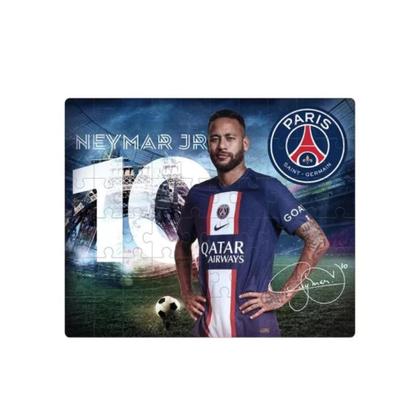 Imagem de Quebra-cabeça Gigante Colecionável PSG Neymar 60 Peças - Mimo Brinquedos