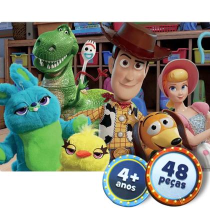 Imagem de Quebra-Cabeça Grandão 48 Peças Toy Story 4 - Toyster