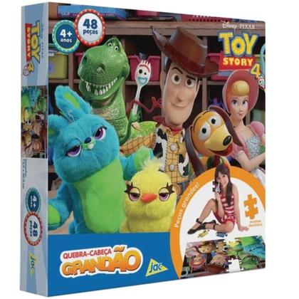 Imagem de Quebra-Cabeça Grandão 48 Peças Toy Story 4 - Toyster
