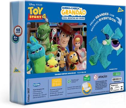 Imagem de Quebra cabeça grandao toy story 48 peças toyster