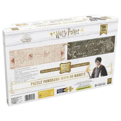 Imagem de Quebra Cabeça Harry Potter P500 Brilha No Escuro 03970 Grow