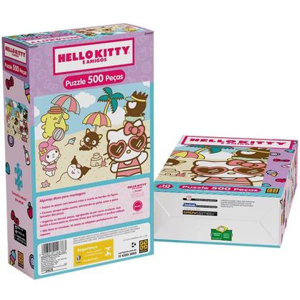 Imagem de Quebra cabeca hello kitty e amigos 500 pecas grow