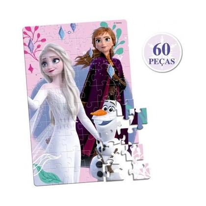 Imagem de Quebra Cabeça Infantil Frozen 60 Peças Toyster