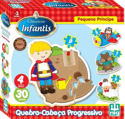Imagem de Quebra Cabeça Infantil Progressivo Pequeno Príncipe 431 - Nig Brinquedos