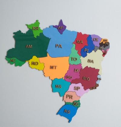 Imagem de Quebra-cabeça Mapa do Brasil 