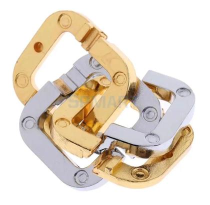 Imagem de Quebra Cabeça Metal Conjunto Fechaduras Desmontar Separar