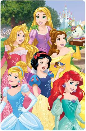Imagem de Quebra-cabeça Metalizado - Princesas - 100 Peças - Toyster