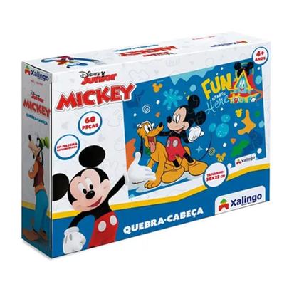 Imagem de Quebra Cabeça Mickey Disney 60 Peças De Madeira - Xalingo