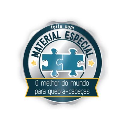 Imagem de Quebra Cabeça Mundo Fofinho Metalizado - 100 Peças - Toyster