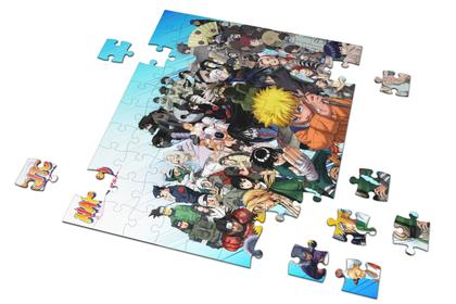 Imagem de Quebra Cabeca Naruto Com Caixa Personalizado 60 Peças