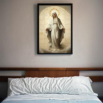 Imagem de Quebra-cabeça Nossa Senhora em 60 Peças: Fé e Desafio Cognitivo
