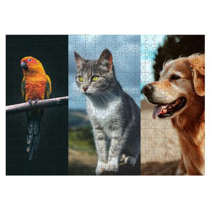 Imagem de Quebra-cabeça Olhar Animal de 300 peças em mdf