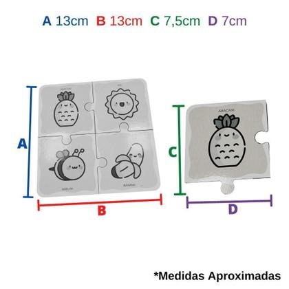 Imagem de Quebra Cabeca Para Educacao Infantil Conhecendo As Cores