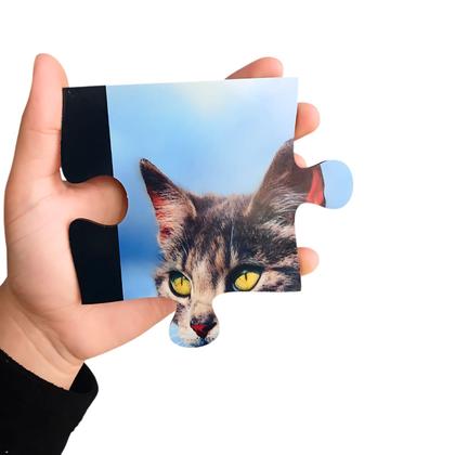 Imagem de Quebra-cabeça para idosos a partir de 70 anos com 12 peças grandes em mdf