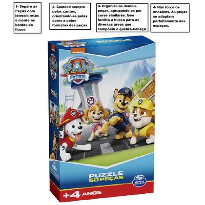 Imagem de Quebra-Cabeça Patrulha Canina 60 Peças 03352 - grow