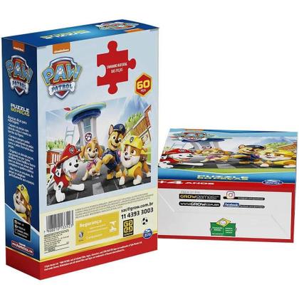 Imagem de Quebra cabeca patrulha canina 60 pecas grow