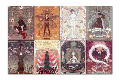 Imagem de Quebra Cabeça Personalizado 48 Peças Akatsuki Naruto