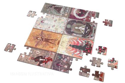 Imagem de Quebra Cabeça Personalizado 48 Peças Akatsuki Naruto