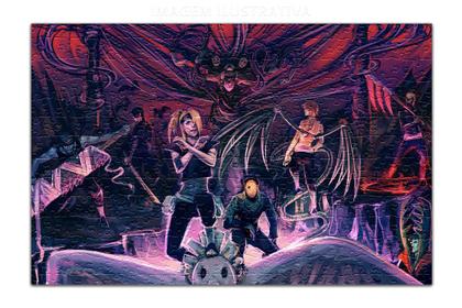 Imagem de Quebra Cabeça Personalizado 48 Peças Akatsuki