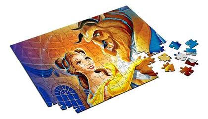 Imagem de Quebra-cabeça Personalizado A Bela E A Fera 60 Peças