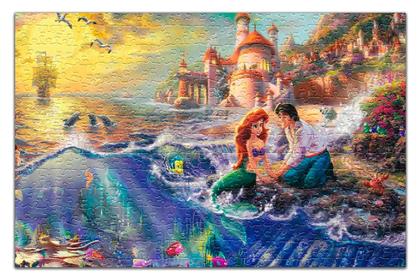 Imagem de Quebra-cabeça Personalizado Ariel A Pequena Sereia 120 Peças