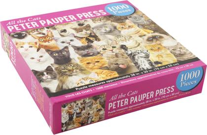 Imagem de Quebra-cabeça PETER PAUPER PRESS All The Cats 1000 Pieces