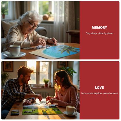 Imagem de Quebra-cabeça Pixlora, pacote com 2 peças para cães e gatos