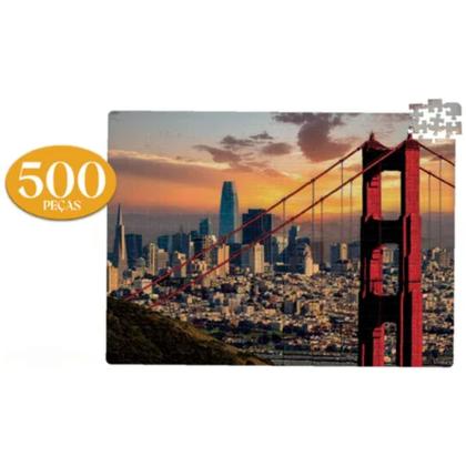 Imagem de Quebra Cabeça Ponte Golden Gate São Francisco 500 Pçs 8082