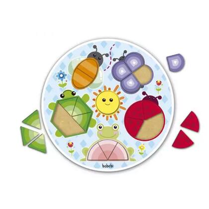 Imagem de Quebra-Cabeça Progressivo Jardim Brinquedo Educativo
